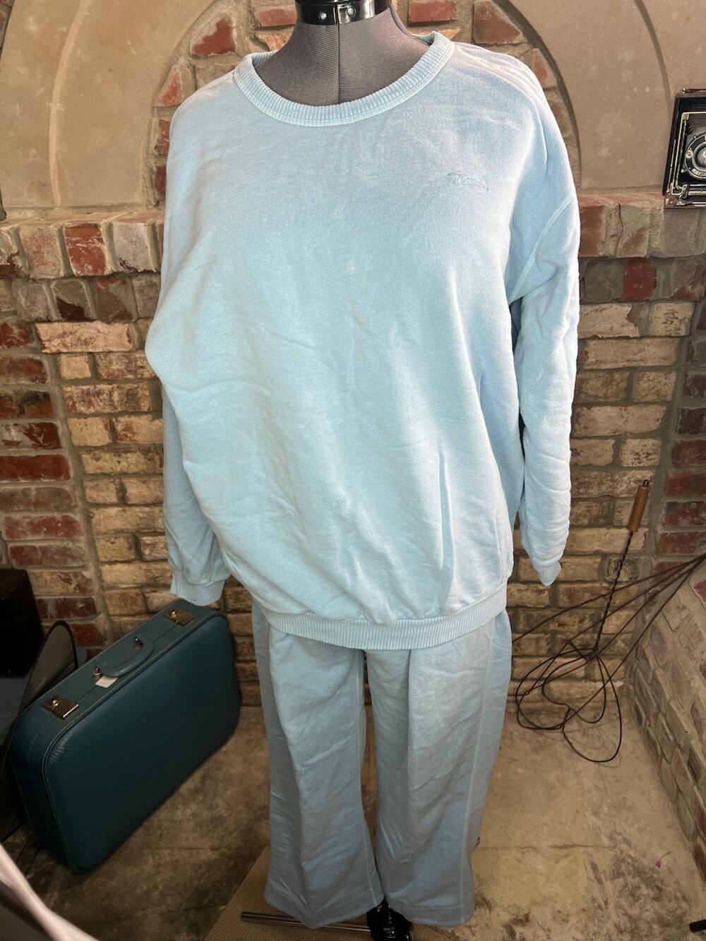 sweat suit 1980s blue northern exposure